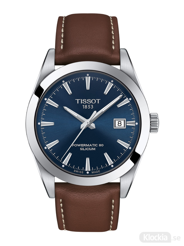 Herrklocka TISSOT Gentleman Powermatic 80 Silicium T127.407.16.041.00