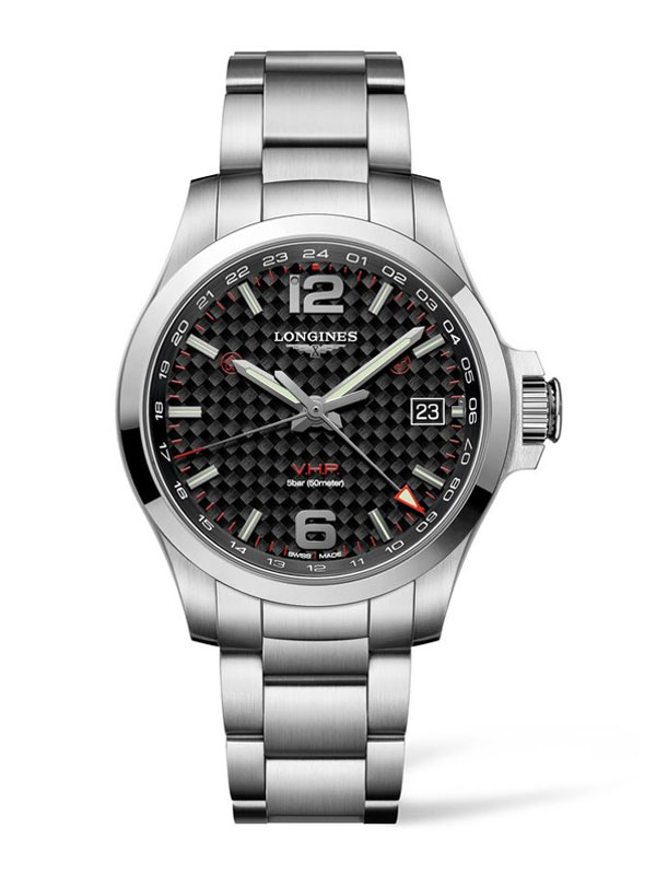 Longines Conquest V.H.P. GMT 41mm L3.718.4.66.6