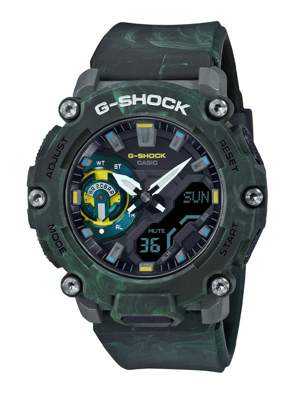 CASIO G-Shock Carbon Core Guard Foggy Forest Series GA-2200MFR-3AER