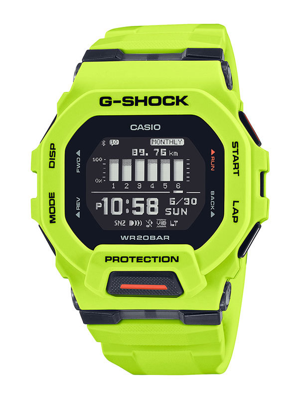 Läs mer om CASIO G-Shock G-Squad GBD-200-9ER - Herrklocka