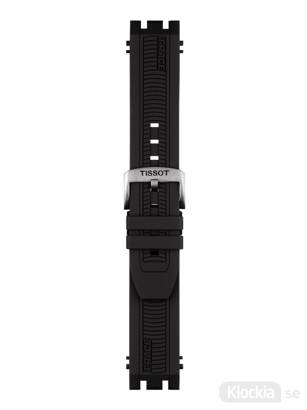 Tissot T-Race Armband Silikon Svart