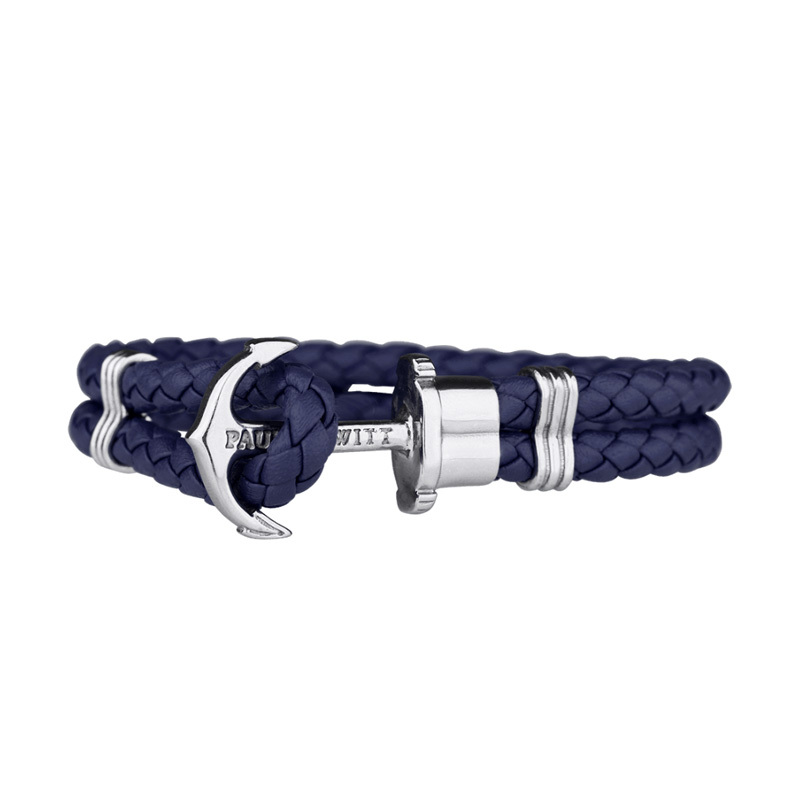 Paul Hewitt Anchor Bracelet Phrep Stainless Steel Navy Blue - XXXL PH-PH-L-S-N-XXXL