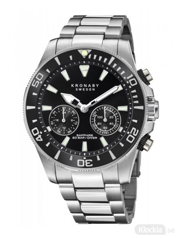 Läs mer om KRONABY Diver 45.5mm S3778/2 - Smartwatch