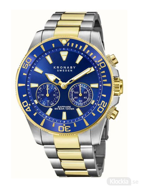 Läs mer om KRONABY Diver 45.5mm S3779/1 - Smartwatch