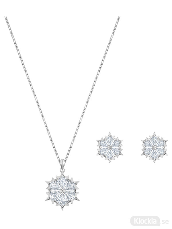 Swarovski Halsband & Örhängen Magic Set Snowflake 5506235