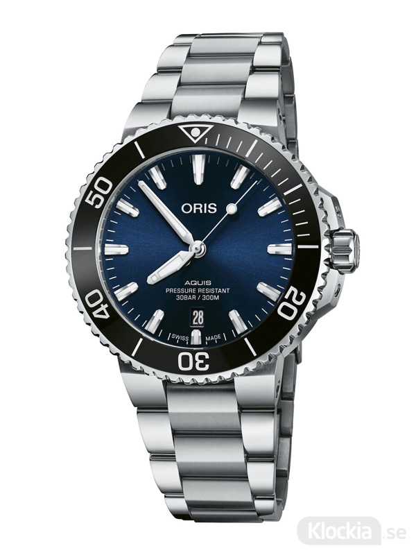 Läs mer om ORIS Aquis Date 41.5mm 733-7766-4135-07-8-22-05PEB