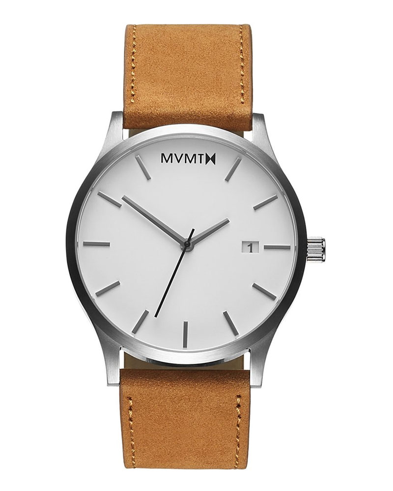 MVMT Classic White Tan 45mm D-L213.1L.331