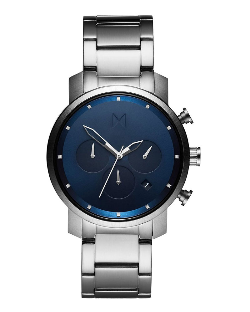 MVMT Chrono Navy Silver 40mm