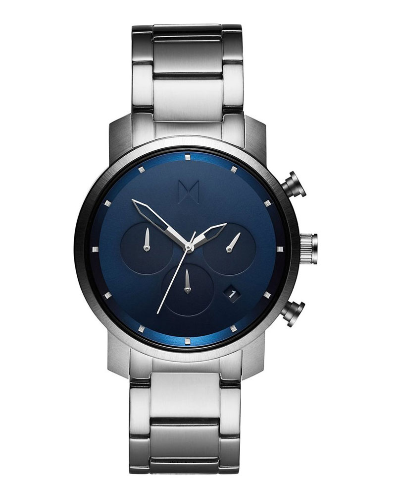 MVMT Chrono Navy Silver 40mm D-MC02-SBLU