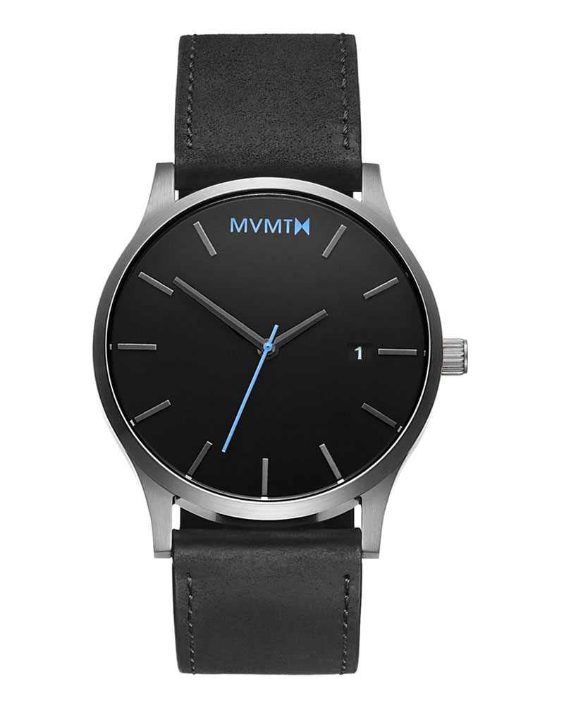 MVMT Classic Black Silver 45mm