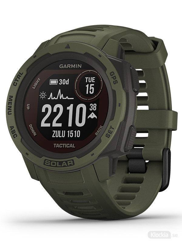 GARMIN Instinct Solar Tactical Edition Mossgrön