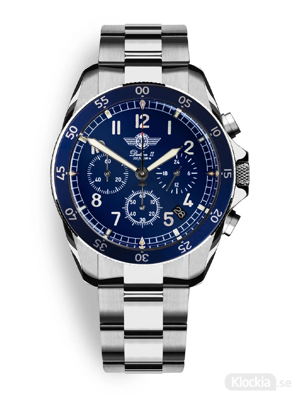 MALM Dalton 2 Blue Chronograph 41 Bracelet