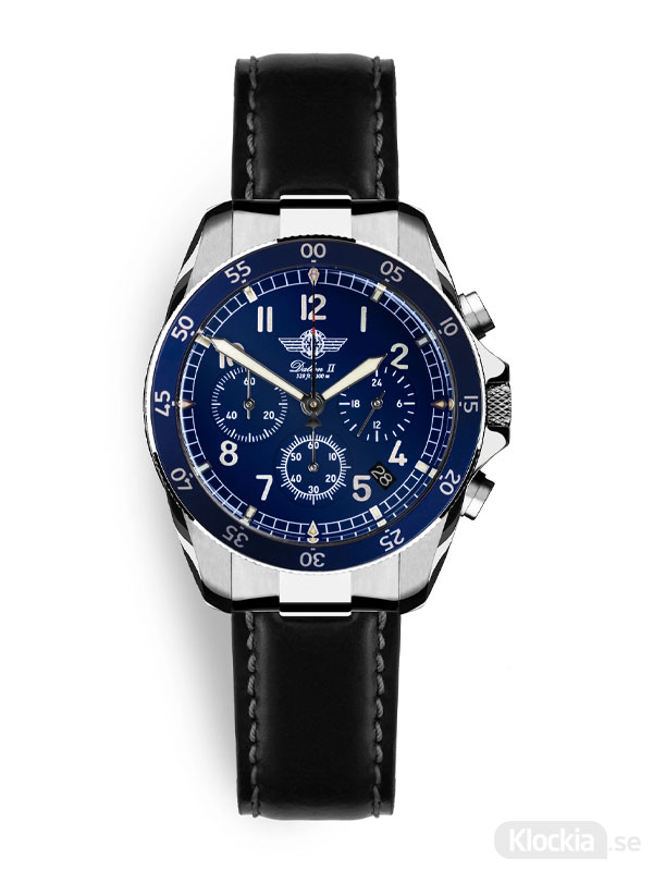 MALM Dalton 2 Blue Chronograph 41 Black Officer