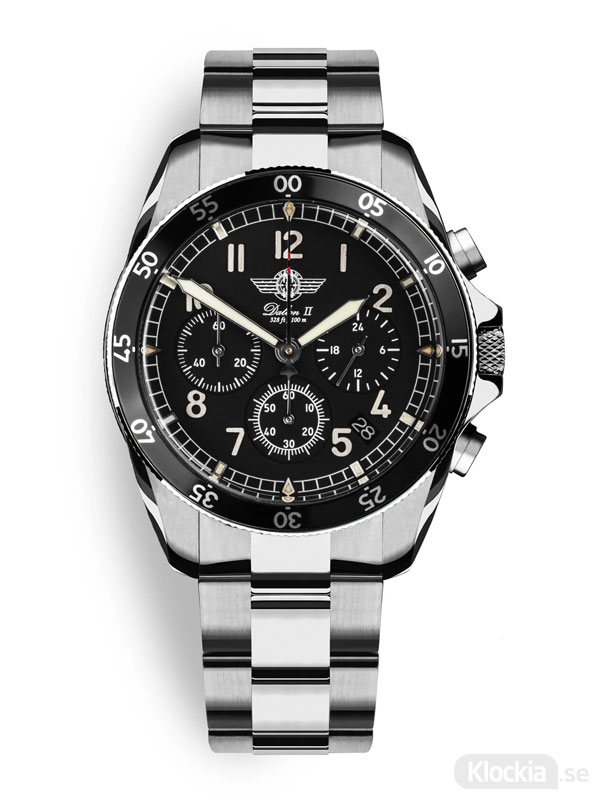 MALM Dalton 2 Black Chronograph 41 Bracelet