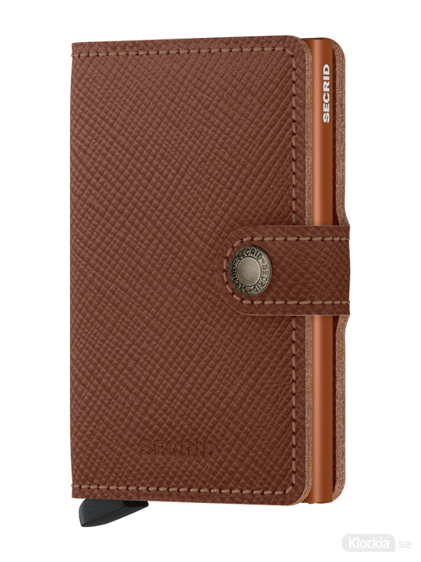 Läs mer om Plånbok SECRID Miniwallet Saffiano Caramel
