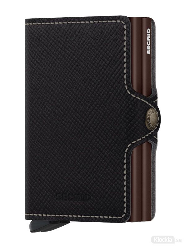 Läs mer om Plånbok SECRID Twinwallet Saffiano Brown