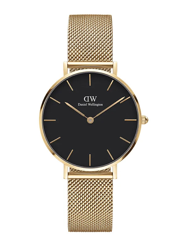 Läs mer om Daniel Wellington Petite Evergold 32mm ADW00100347 - Damklocka