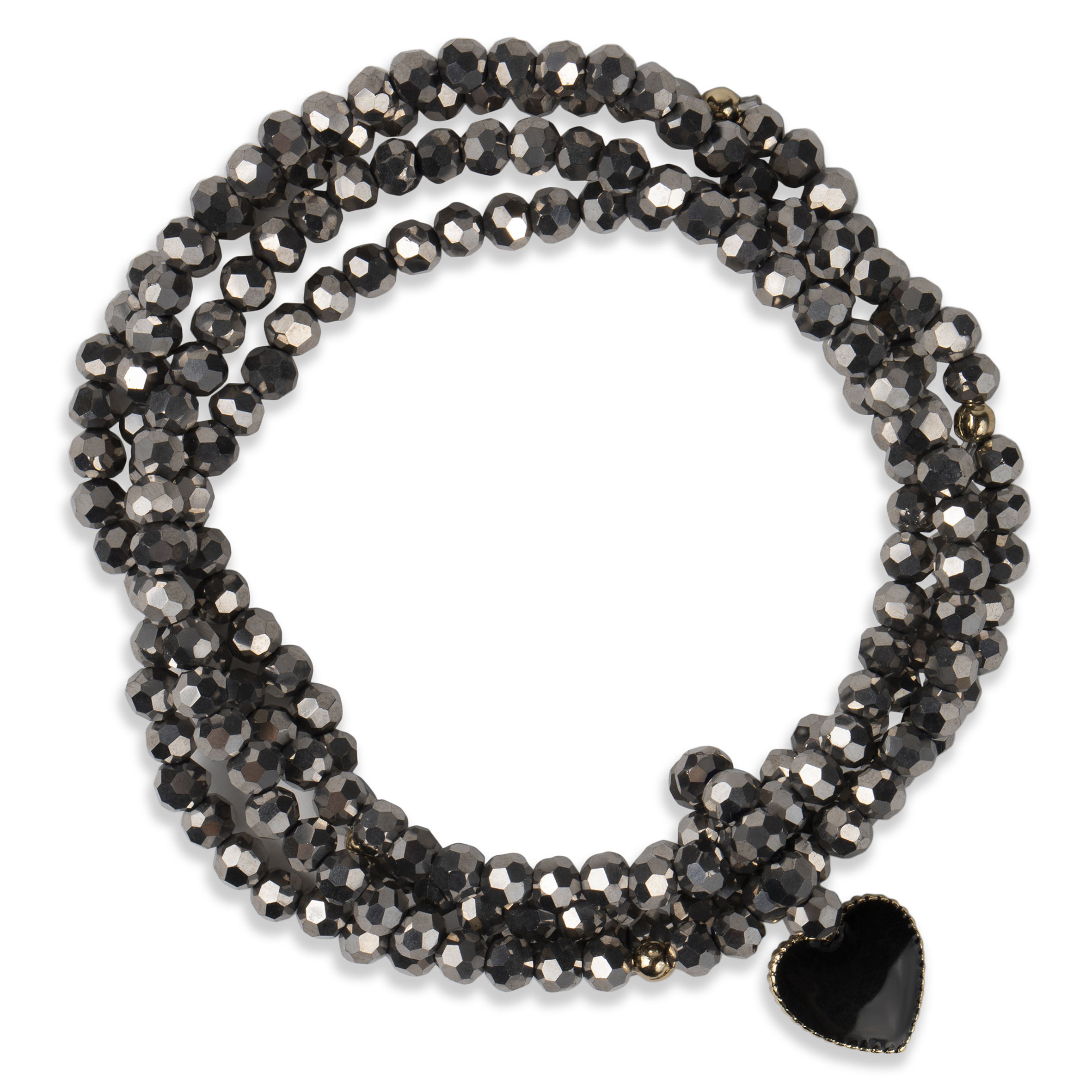 Damsmycke pfg Stockholm Pearls for Girls-Sparkly Heart Bracelet 94940-03