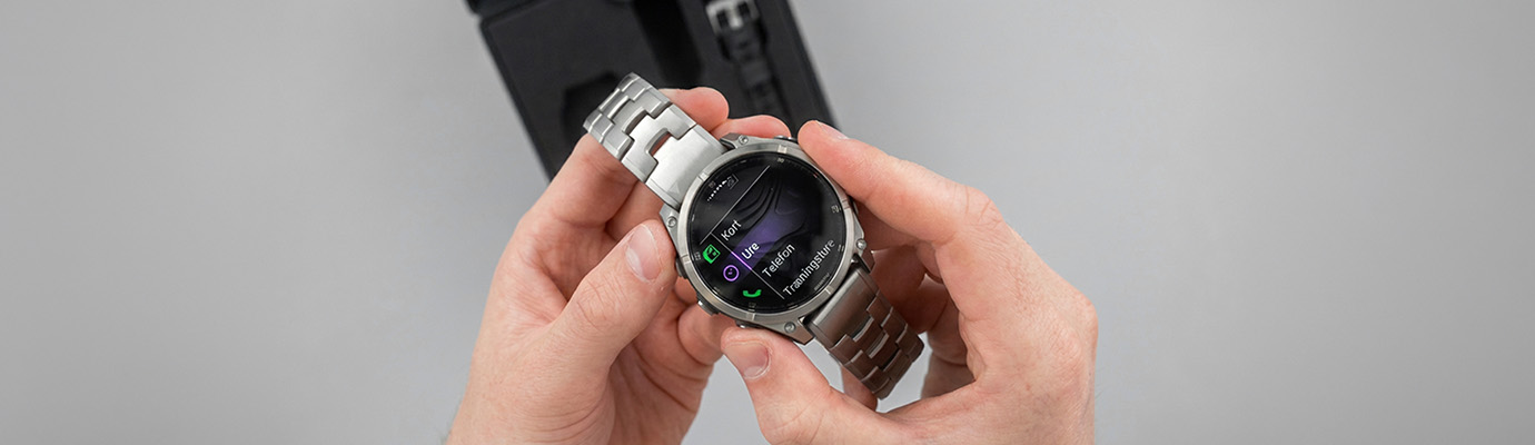 Inställning av smartwatches och hybridklockor