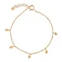 STINE A Jewelry Tout Petit Ile De L'amour Armband Guldpläterad Silver 3184-02-OS