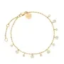 Rosefield Dangling Crystal Armband Guldpläterad Rostfritt Stål JBDCG-J1022