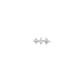 Ania Haie Sparkle Crawler Barbell Örhängen Single Silver E035-09H