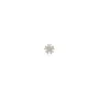 Ania Haie Sparkle Flower Barbell Örhängen Single Guldpläterad Silver E035-10G