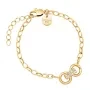 Rosefield Bow Studs Armband Guldpläterad Rostfritt Stål JBBSG-J899