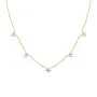 Rosefield Row Of Hearts Halsband Guldpläterad Rostfritt Stål JNRHG-J1005