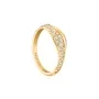 Rosefield Pave Wave Ring Guldpläterad Rostfritt Stål JRPW52G-J1266