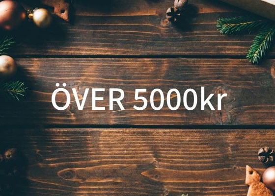 Julklappstips över 5 000 kr