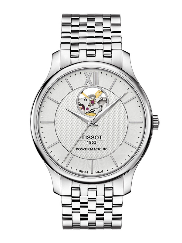 Läs mer om TISSOT Tradition Powermatic 80 Open Heart