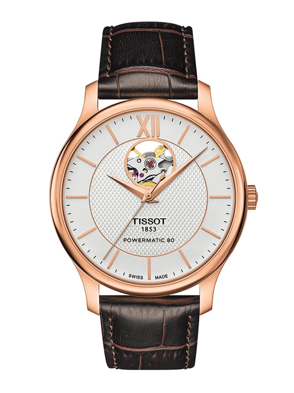 Läs mer om TISSOT Tradition Powermatic 80 Open Heart