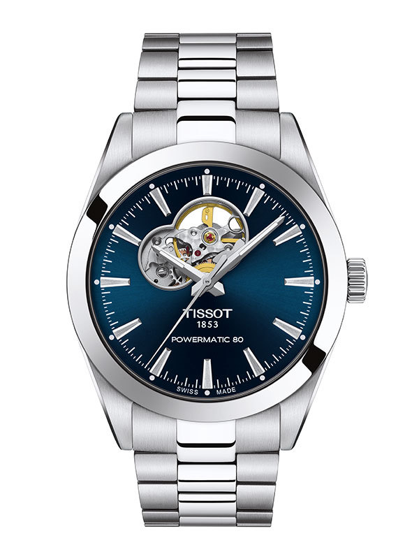 Läs mer om TISSOT Gentleman Powermatic 80 Open Heart 40mm