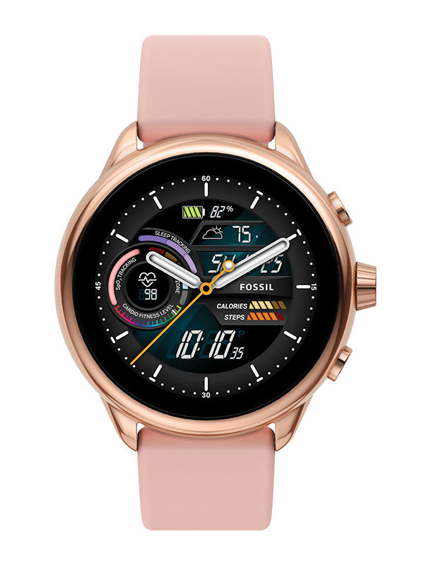 FOSSIL Smartwatch Gen 6 Wellness Edition FTW4071 Damklocka Alltid på display och tusentals urtavlor för att anpassa din look