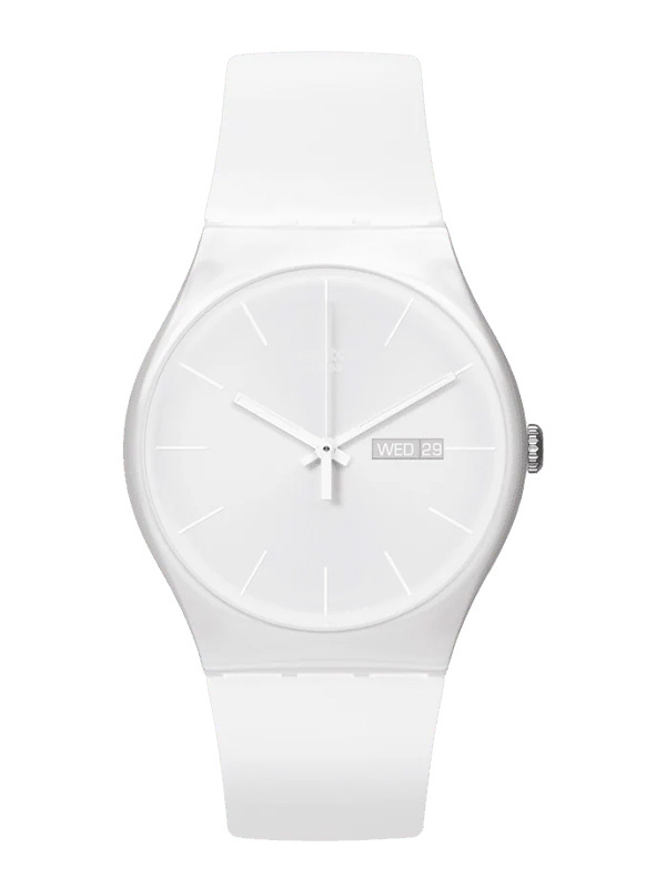 Läs mer om SWATCH White Rebel 41mm