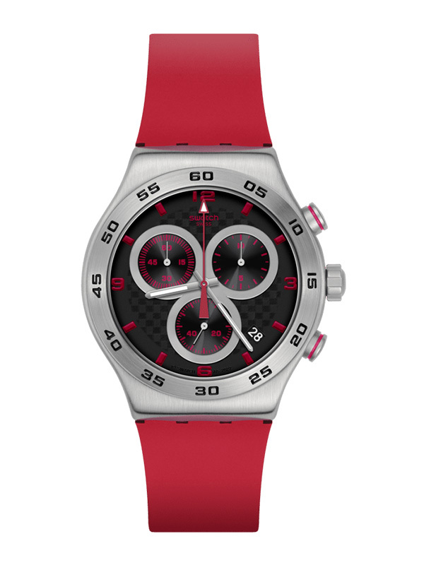 SWATCH Crimson Carbonic Red