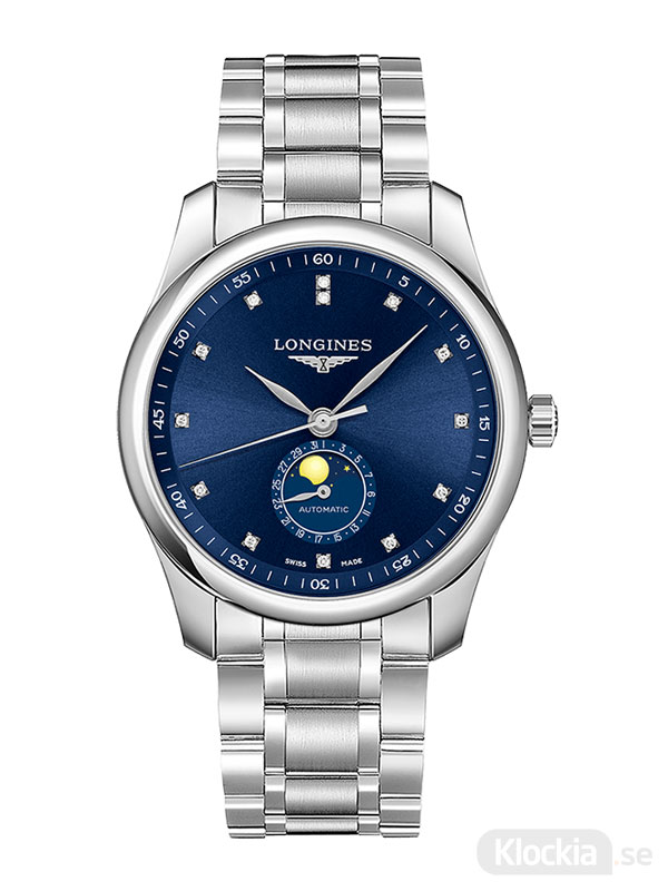 Läs mer om LONGINES Master Collection Moon Phase Diamonds 40mm