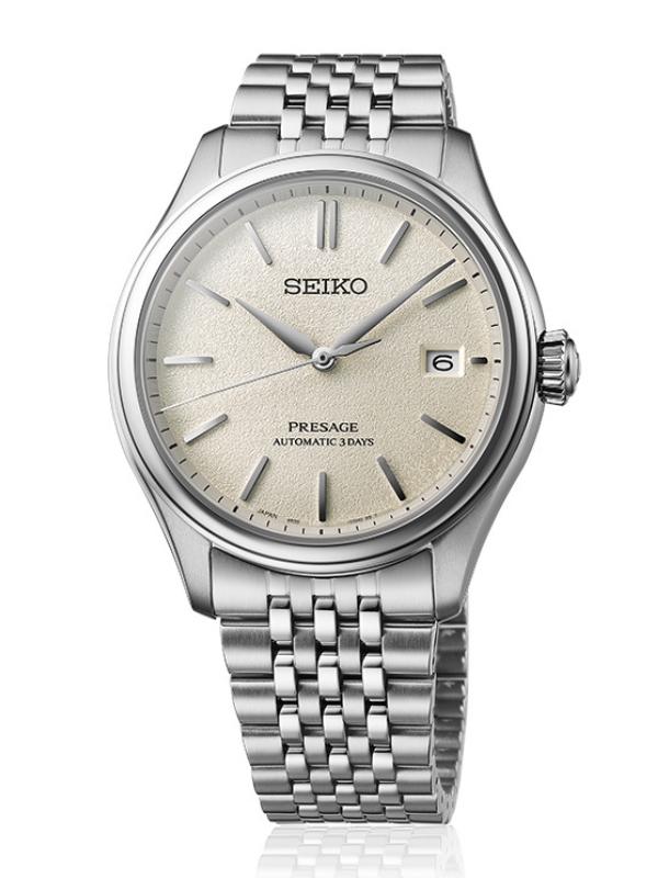 SEIKO Presage Automatic 40mm SPB463J1 Automatverk, Ljus tavla, Datum, Rostfritt stål