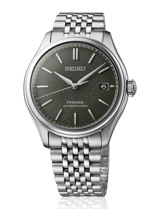 SEIKO Presage Automatic 40mm SPB465J1 Automatverk, Mörk tavla, Datum, Rostfritt stål
