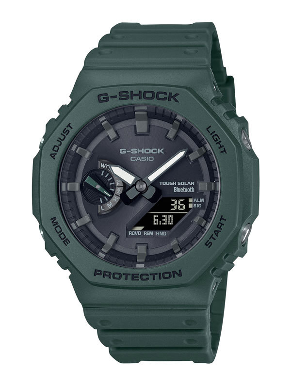 CASIO G-Shock Bluetooth GA-B2100-3AER Grön G-Shock med blåtand och solcellsladdning