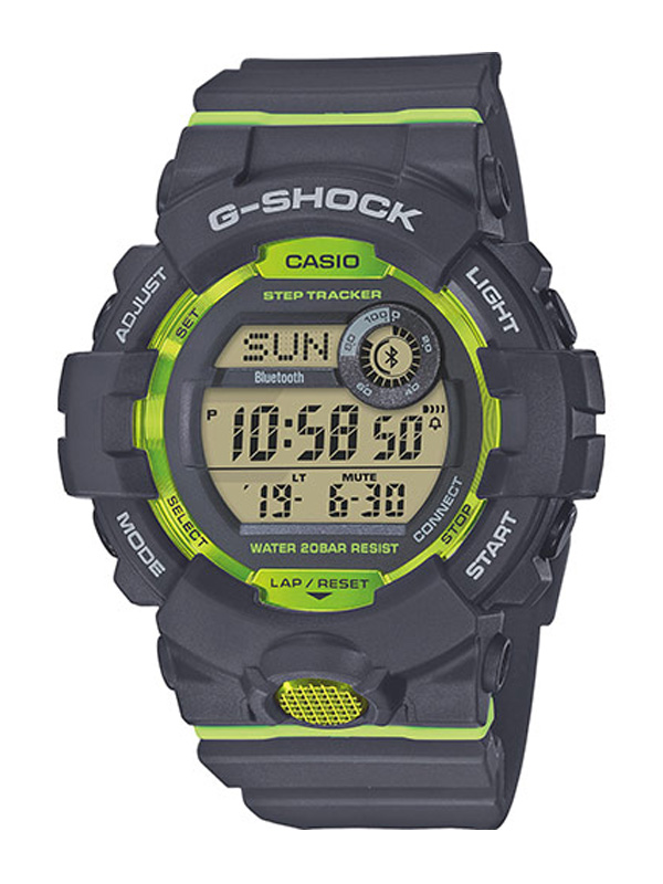 Casio G-Shock GBD-800-8ER Grå G-Shock med stegräknare och blåtand