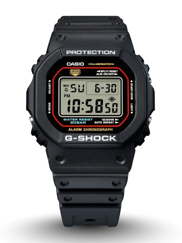 CASIO G-Shock Solar GW-M5610U-1ER Svart, Digital, Solceller