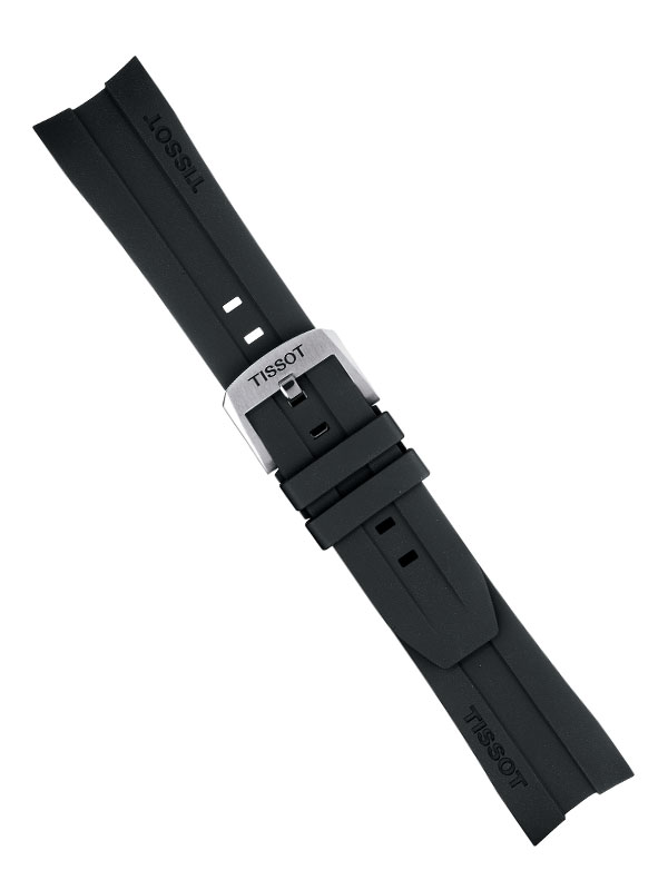 Tissot PRC 200 Svart Gummiarmband T603034055