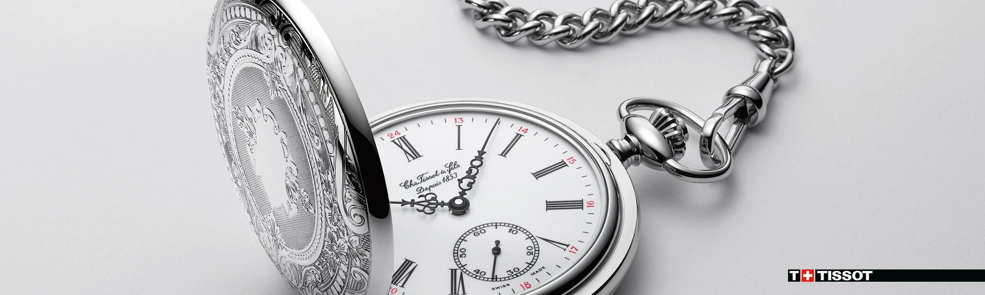 Tissot fickur i guld eller silver hittar du hos klockia