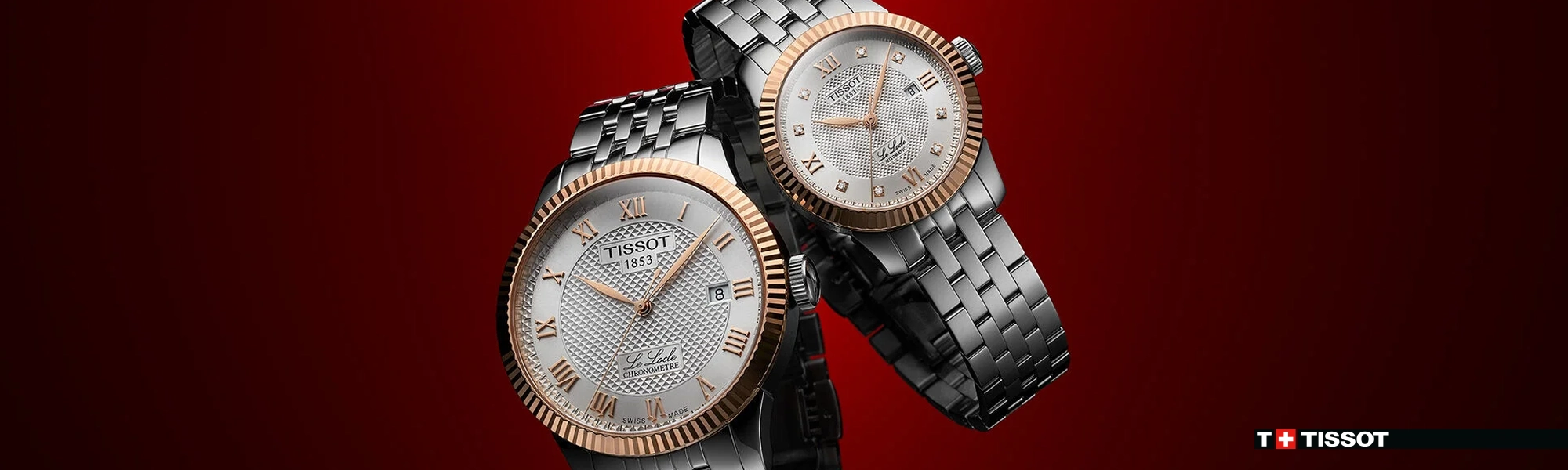 Tissot Le Locle eleganta klockor för kvinnor och män
