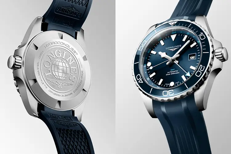 Longines HydroConquest GMT Klocka Framsida och baksida