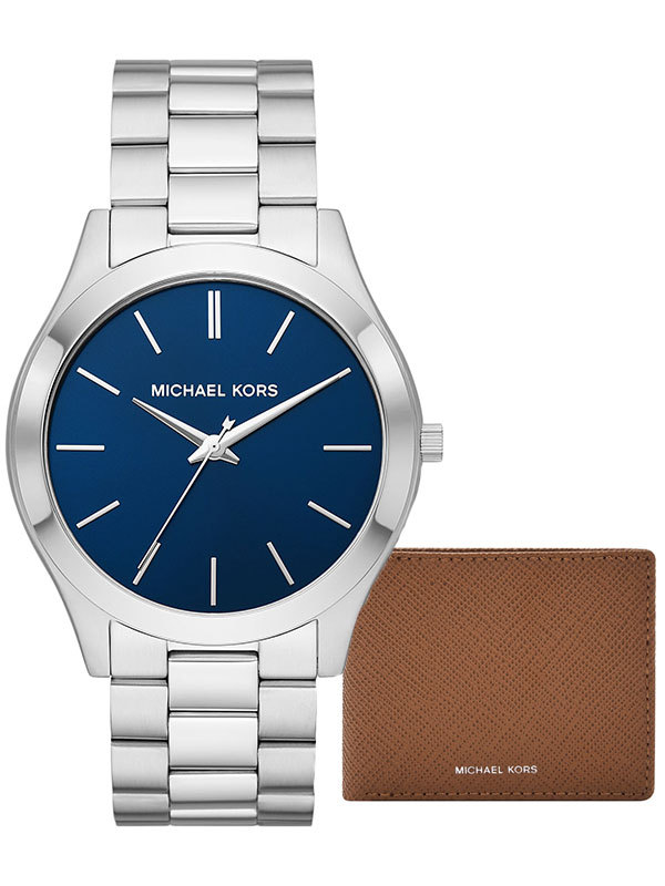 Läs mer om Michael Kors Slim Runway 44mm Gift Set