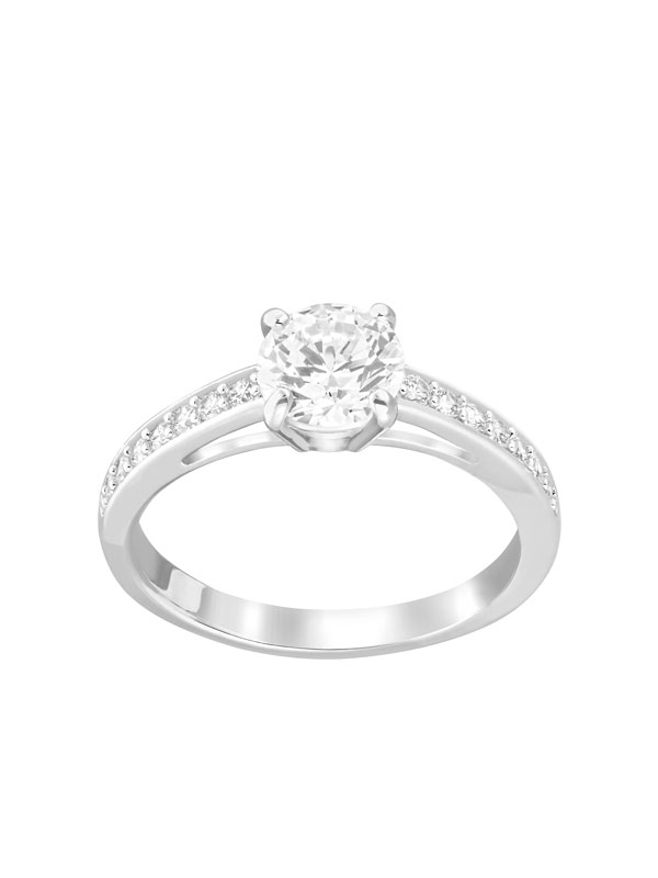 Swarovski Attract Ring 5032921 Silverfärgad ring med Swarovski kristall