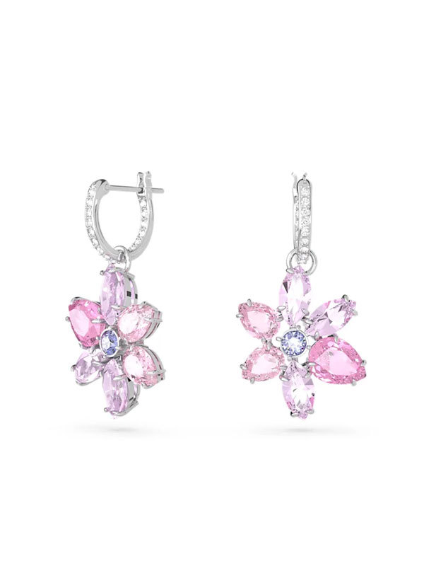 Läs mer om Swarovski Örhängen Gema - Silver/Rosa REA